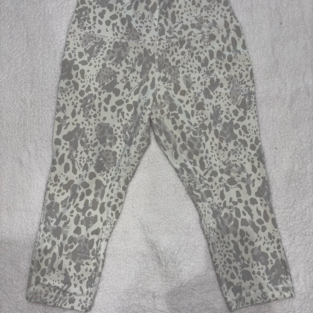 lululemon athletica Gray Patterned Leggings